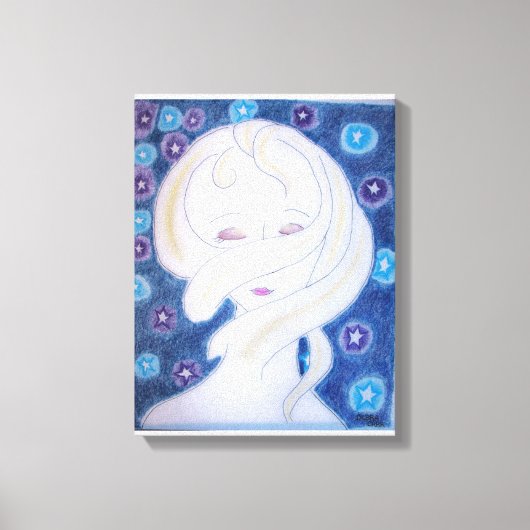 Ik voel mijn Universe-stretched canvas print (Voorkant)