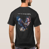 Ik voel niet de behoefte om te reageren op Patriot T-shirt (Achterkant)