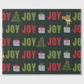 Ik voel vreugde cadeaupapier (Vlak)