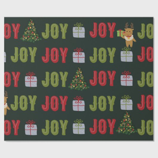 Ik voel vreugde cadeaupapier (Vlak)