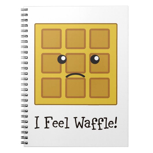 Ik voel Waffle. Notitieboek (Voorkant)