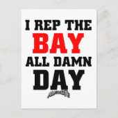 Ik voer de baai uit briefkaart (Voorkant)