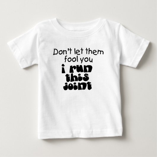 Ik voer dit gezamenlijke Baby T-shirt uit (Voorkant)
