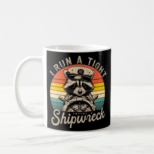 Ik voer een strakke scheepswrak koffiemok (Links)