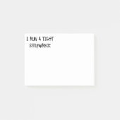 Ik voer een Tight Shipwreck uit Post-it® Notes (Voorkant)