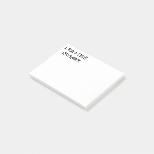 Ik voer een Tight Shipwreck uit Post-it® Notes (Schuin)