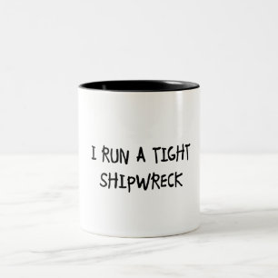 Ik voer een Tight Shipwreck uit Tweekleurige Koffiemok