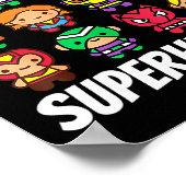 Ik voer toekomstige superhelden school lunch Lady Poster (Hoek)