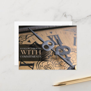 "Ik volg door" Motivatie Affirmatie Briefkaart