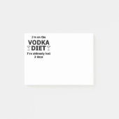 Ik Volg Het Vodka Dieet Post-it® Notes (Voorkant)