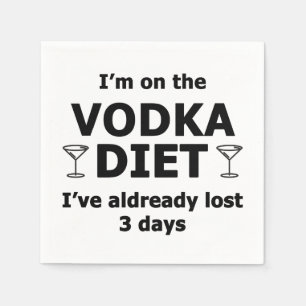 Ik Volg Het Vodka Dieet Servet