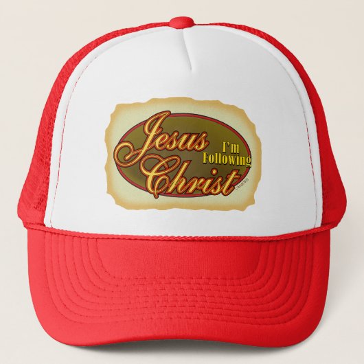 Ik volg Jezus Trucker Pet (Voorkant)