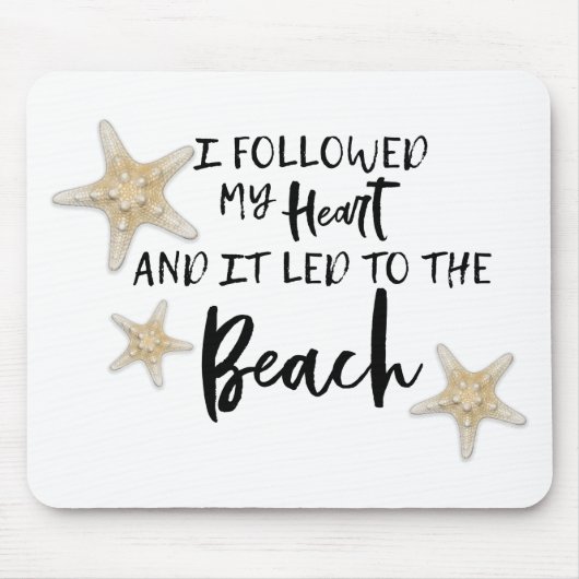 Ik volgde mijn hart en het leidde tot het blote ci muismat (Voorkant)