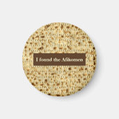 Ik vond de Afikomen matzo Passover Magneet (Voorkant)