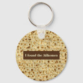 Ik vond de Afikomen matzo Passover Sleutelhanger (Voorkant)
