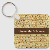 Ik vond de Afikomen matzo Passover Sleutelhanger (Voorkant)