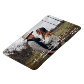 Ik vond de enige bijbelcitaat elegante scriptfoto magneet (Linkerzijde)