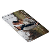 Ik vond de enige bijbelcitaat elegante scriptfoto magneet (Rechterzijde)