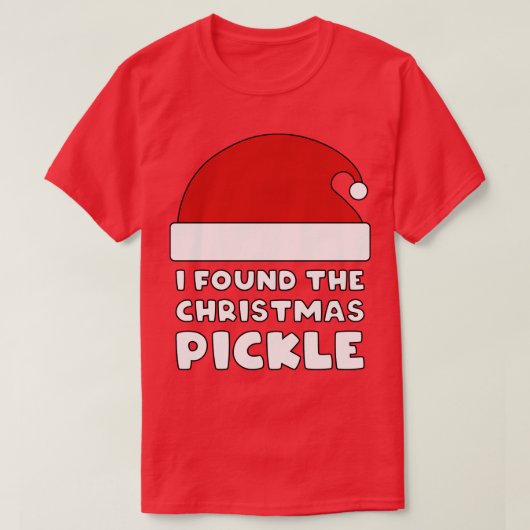 Ik vond de kerstkaarde t-shirt (Design voorkant)