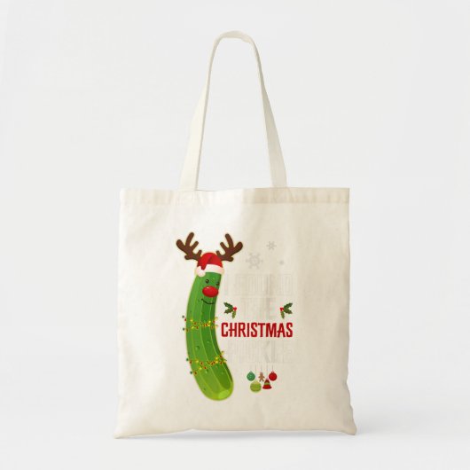 Ik vond de kerstkaarde tote bag (Voorkant)
