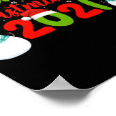 Ik vond de kerstman van 2021 Santa Pickle Poster (Hoek)