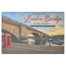 Ik vond de London Bridge in Lake Havasu, Az.