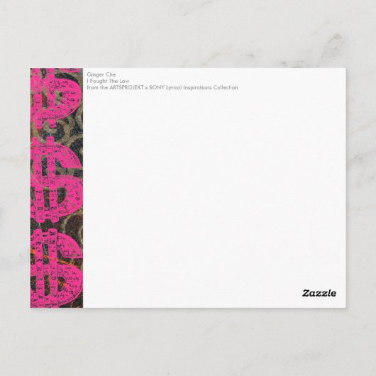 Ik vond de wet briefkaart (Achterkant)