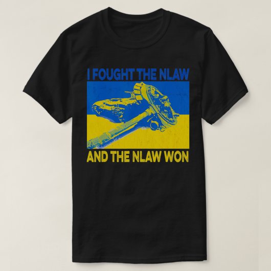 Ik vond de wet en de wet. t-shirt (Design voorkant)
