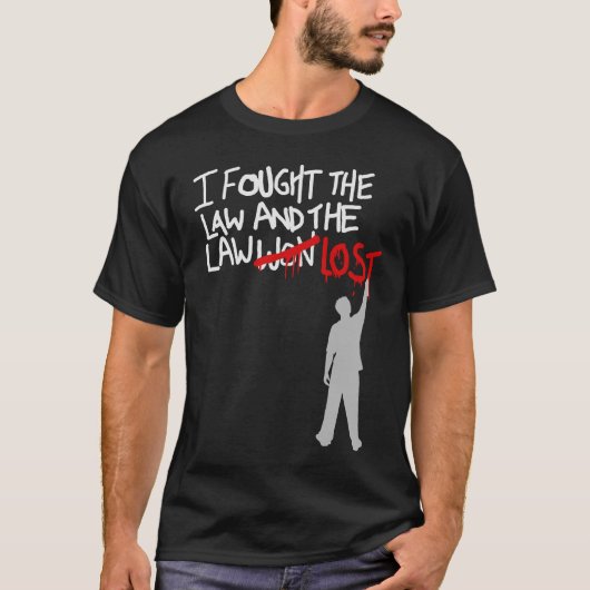 Ik vond de wet t-shirt (Voorkant)