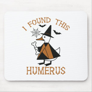 Ik vond deze grappige eend grappige Halloween heks Muismat