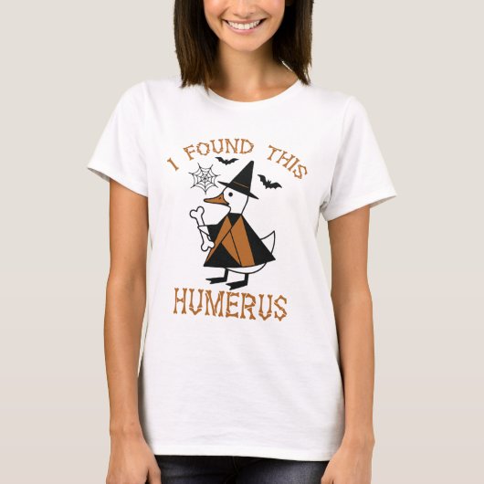 Ik vond deze grappige eend grappige Halloween heks T-shirt (Voorkant)