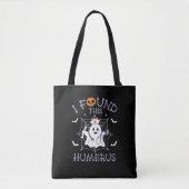 Ik vond deze grappige geest verpleegkunde Hallowee Tote Bag (Voorkant)