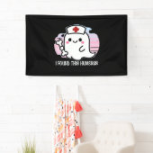 Ik vond deze grappige Halloween Nurse Ghost B Spandoek (Insitu)