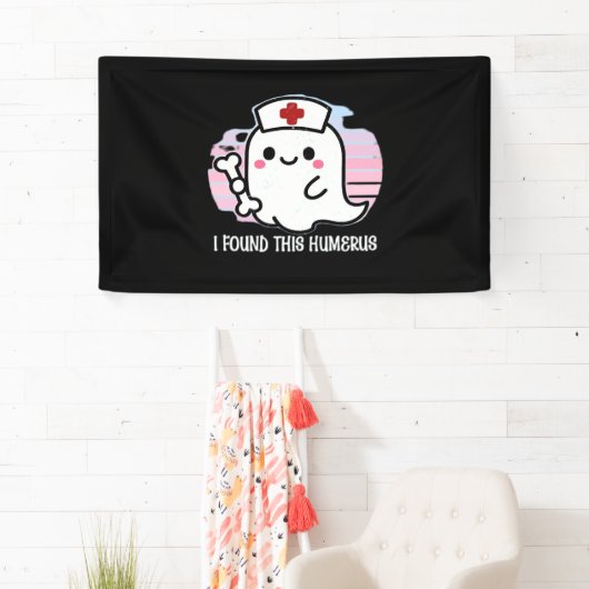 Ik vond deze grappige Halloween Nurse Ghost B Spandoek (Insitu)