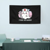 Ik vond deze grappige Halloween Nurse Ghost B Spandoek (Beurs)