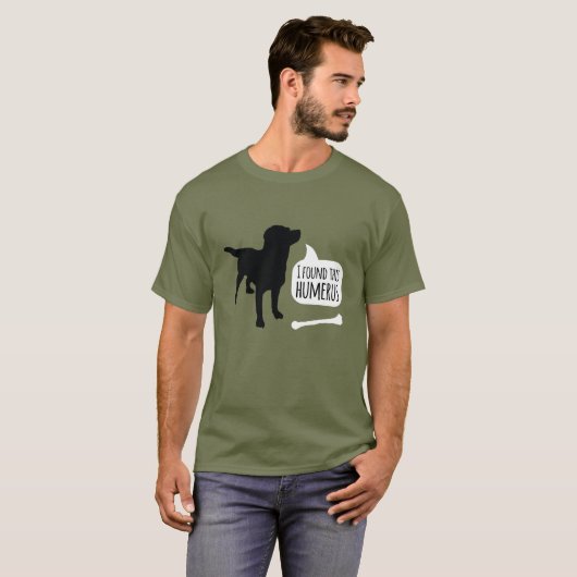 Ik vond deze Humerus Bone Dog. T-shirt (Voorkant volledig)