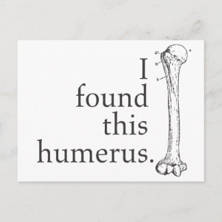Ik vond deze Humerus Briefkaart