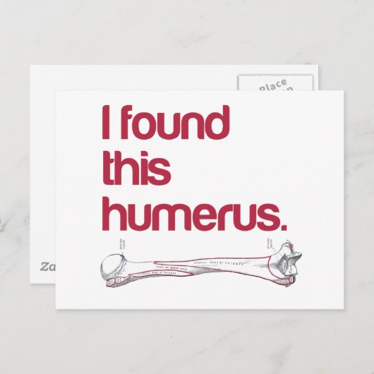 Ik vond deze humerus briefkaart (Voorkant / Achterkant)