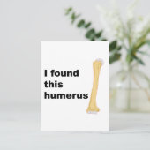 Ik vond deze Humerus Briefkaart (Staand voorkant)