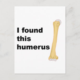 Ik vond deze Humerus Briefkaart