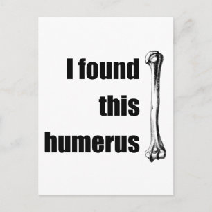 Ik vond deze Humerus Briefkaart