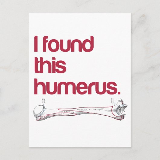 Ik vond deze humerus briefkaart (Voorkant)