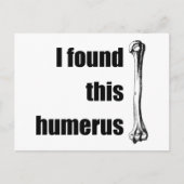 Ik vond deze Humerus Briefkaart (Voorkant)