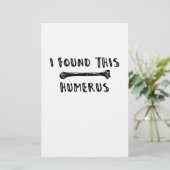 Ik vond deze Humerus Briefpapier (Staand voorkant)