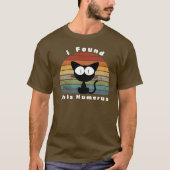Ik vond deze Humerus Cats Humoureuze paarse grappi T-shirt (Voorkant)