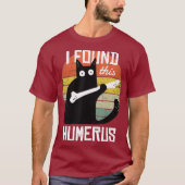 Ik vond deze Humerus Cats Humoureuze paarse grappi T-shirt (Voorkant)