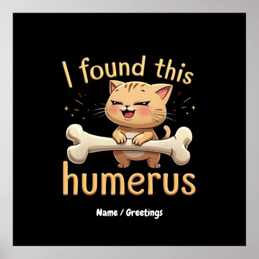 Ik vond deze humerus een puntig verhaal van Botten Poster (Voorkant)