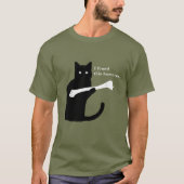 Ik vond deze Humerus Funny Cat Lover T-shirt (Voorkant)