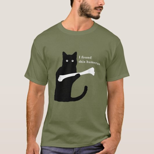 Ik vond deze Humerus Funny Cat Lover T-shirt (Voorkant)