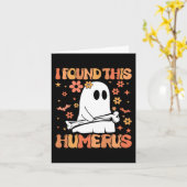 Ik vond deze humerus grappig spook spooky seizoen  kaart (Gele Bloem)